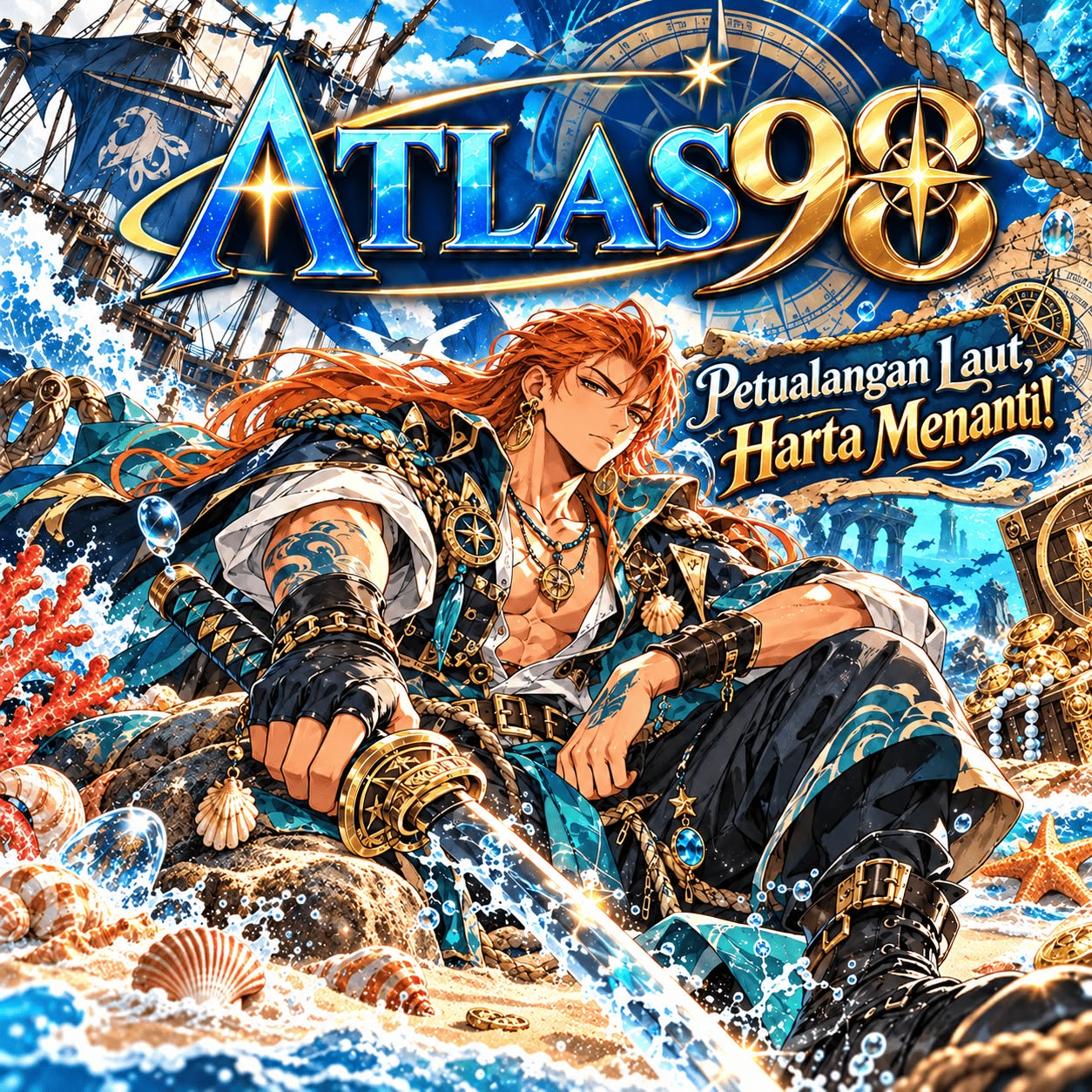 Atlas98 - Transisi Layar Halus Pemicu Kombinasi Simbol Wild